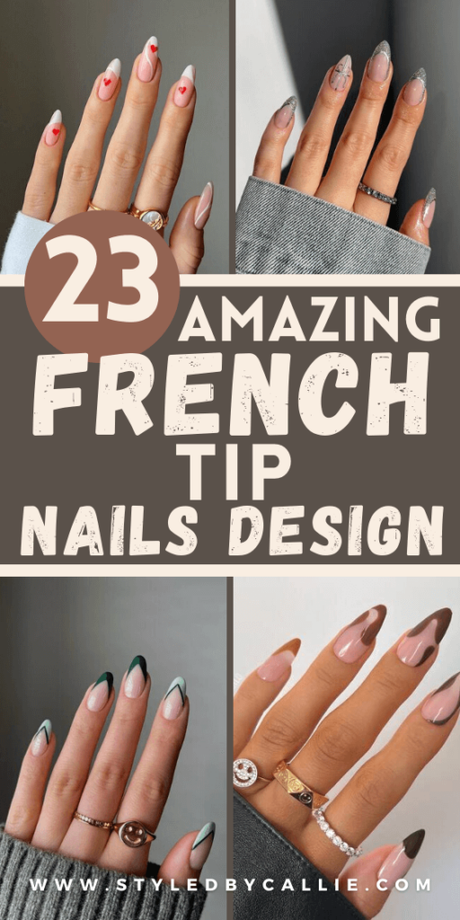 Trendy French Tip Nail Design