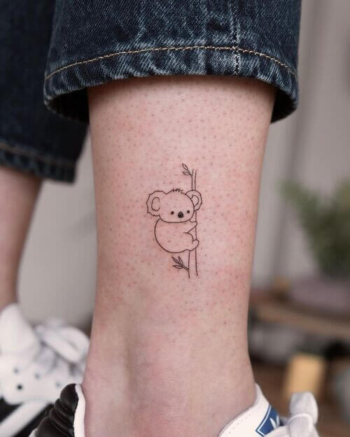 Adorable Koala Tattoo 