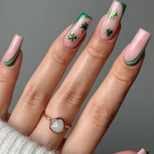 st patricks day nails