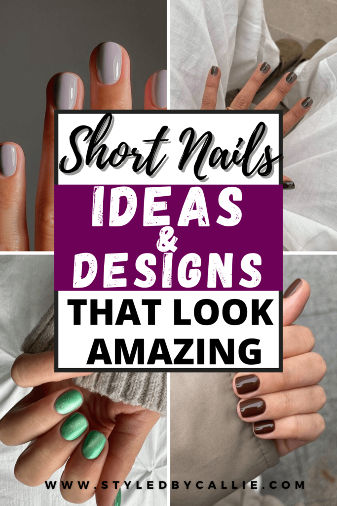 short nail ideas & designs