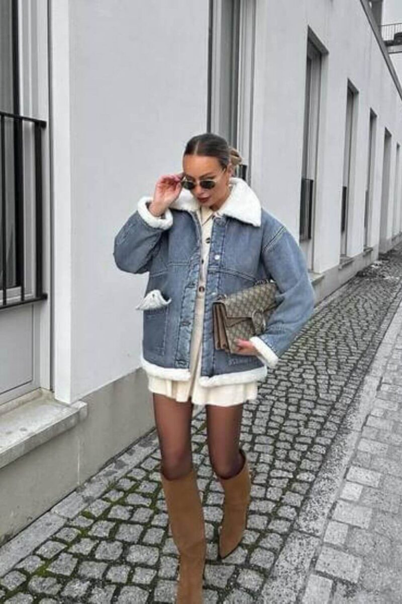 25 Stylish denim jacket outfit ideas - blog image