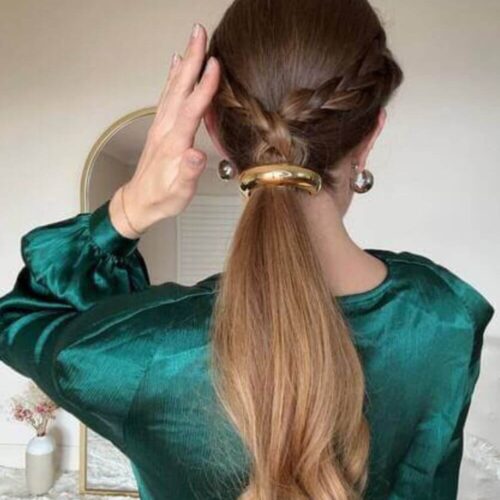 25 Gorgeous Ponytail Hairstyles with Braids To Copy Now