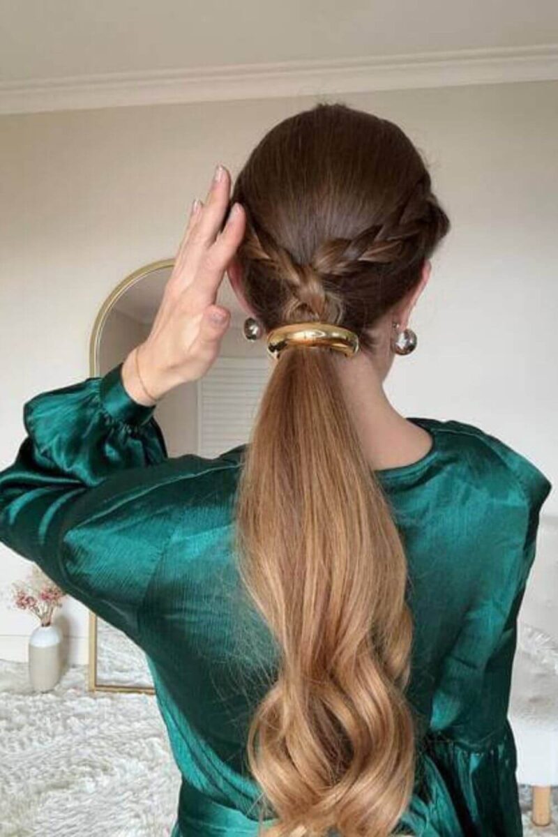 Ponytail hairstyles with braids - Blog image