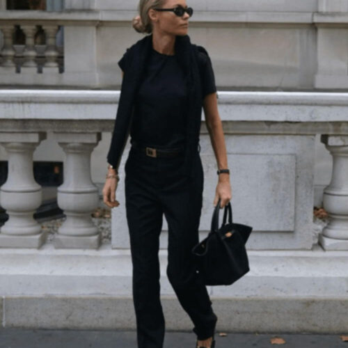 Black jeans outfit ideas blog image