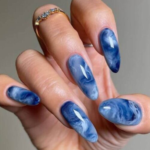 27 Awe-Inspiring Blue Nails Ideas & Designs For Your Next Mani