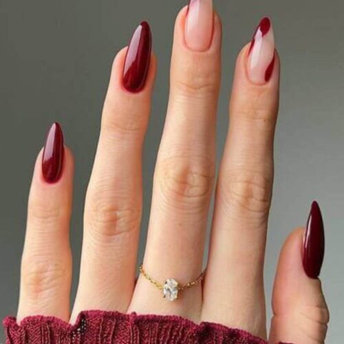 27 Breathtaking Burgundy Nails You Need To See