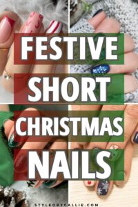 26 Festive Short Christmas Nails You Should Try For The Holidays