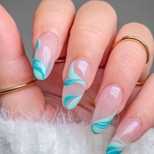 Turquoise nails blog image